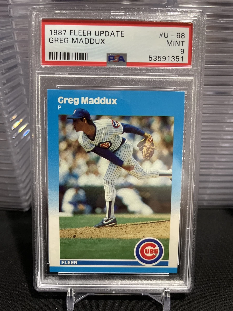 スポーツ選手 87 fleer update greg maddux rc!.! 1987 Fleer Update - Greg Maddux #U-68 for sale | eBay