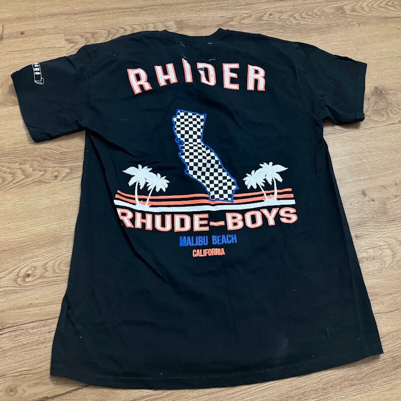 【関税込み】Rhude ブラック 'Rhude Boys' Tシャツ RHUDE