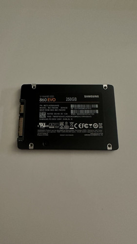Samsung 860 EVO 250GB Internal 2.5 inch (MZ-76E250) Solid State Drive Win10 Pro
