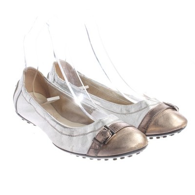 Tod´s Ballerinas 35 EUR Metallic Metallic Gut