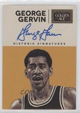 2014 Panini Golden Age Historic Signatures George Gervin #GRV Auto HOF 12kd