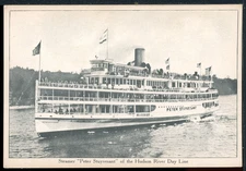 Early Hudson River Day Line Steamer Peter Stuyvesant New York Vintage Postcard