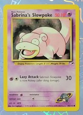Sabrina’s Slowpoke 95/132 Gym Heroes Pokemon Card VLP on eBay