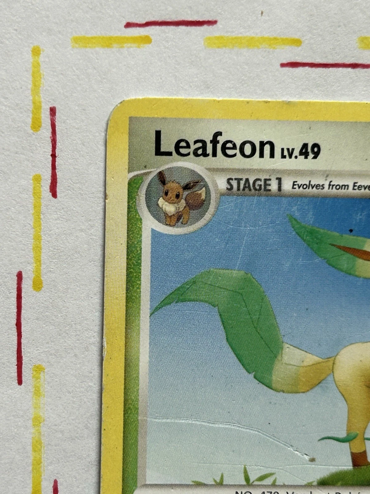 The Pokémon Company Pokémon TCG Leafeon 45/111 Rising Rivals Uncommon 90HP EN image 3