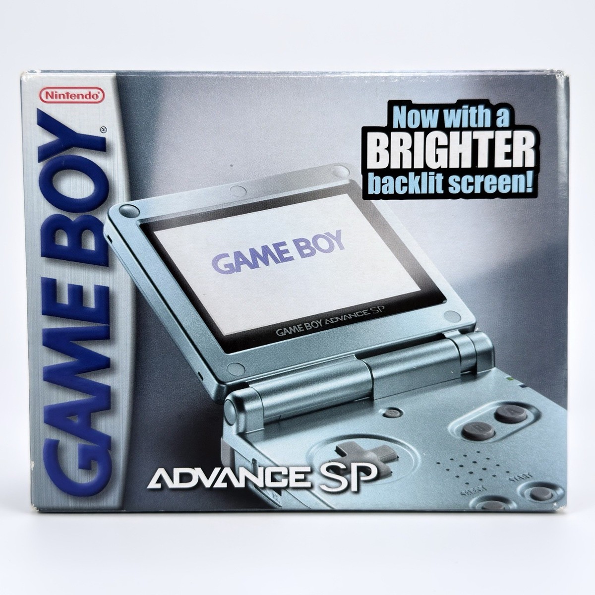 Nintendo Game Boy Advance SP Handheld Game Console Pearl Blue