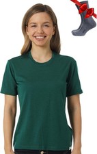 Merino Wool T Shirt Women - 100% Merino Wool Base Layer Womens Short Sleeve ...