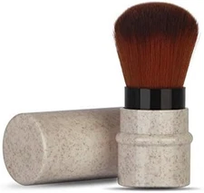 Makeup Brush for Blush, Powder, Concealer Retractable Kabuki with Recycled and S