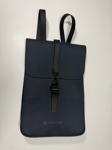 Rains Document Backpack Bag Logo Private Client
