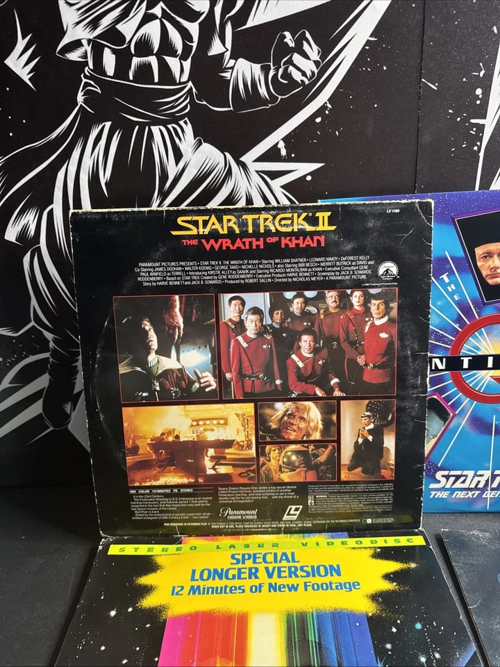 "Star Trek Laserdisc LD Lot- Tested Foto 3 de 4