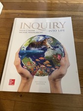 Inquiry into Life by Sylvia S. Mader and Michael Windelspecht (2016, Hardcover)