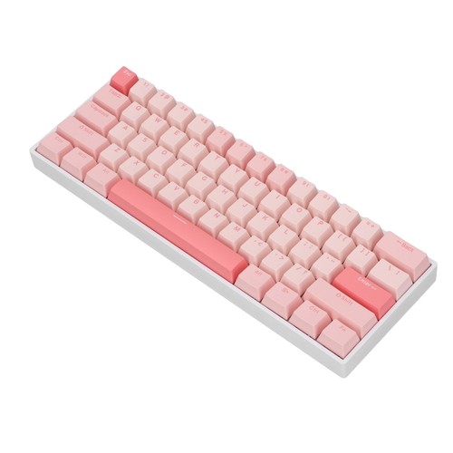 61 Keys 60% Mechanical Keyboard 2.4G Wireless BT 3.0 5.0 Type C Wired Red Sw NEW - Afbeelding 8 van 12