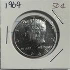 1964 50C Kennedy Silver Half Dollar Coin - US Silver Coin