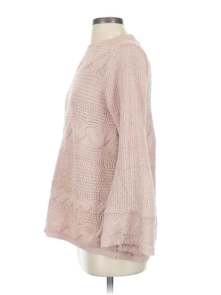 Suéter pulôver feminino Heather B rosa XS - Imagem 4 de 4