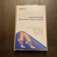 Arch Support Inserts Braces for Plantar Fasciitis Relief, Adjustable Arch Sup...