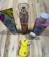 New Bath And Body Works 5 Piece Peeps Peepin It Real Set Mist Body Wash Cream