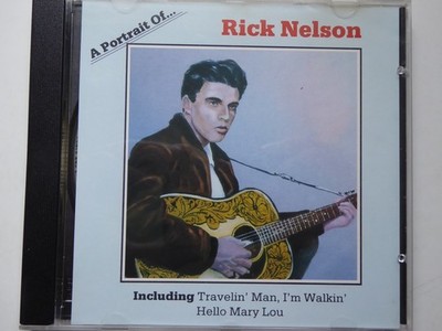 RICK NELSON a portrait of rick nelson NM/VG (CD Album, Rockabilly, Revival)