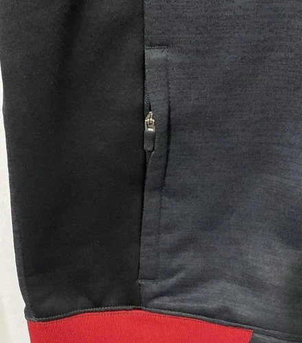 AND1 Men's Black Heather Long Sleeve Dribble Mock Neck Jacket Size Small NWT image 6