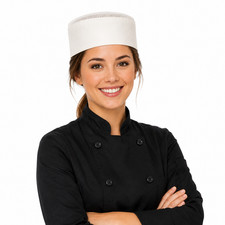 White Adjustable Chef Hat Kitchen Restaurant Sushi Chef Hat Cool Vent Top