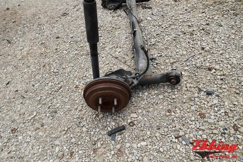 Loaded Beam Axle Assembly With Drum Brakes Fits 2006-2011 Hyundai Accent 698869 - Image 3 of 4