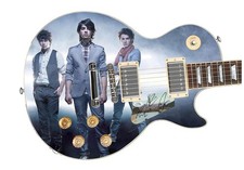 Jonas Brothers Signed Autographed Custom Photo Graphics Guitar ACOA
