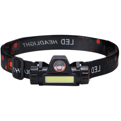 USB Charging Waterproof LED Headlight Flashlight Head Light For Cycling Camp SET