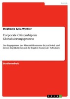 Corporate Citizenship Im Globalisierungsprozess (Buch)