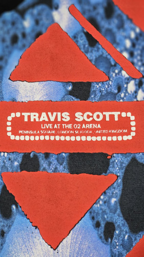 Authentic Travis Scott Live 02 Arena London UK 2022 Tour Merch XXL Black SHIRT - Bild 3 von 6