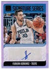 2018 Panini Donruss Basketball Furkan Korkmaz #SG-FKM