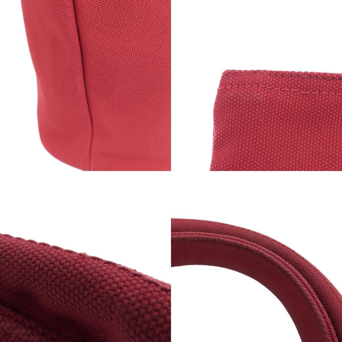 PRADA 1BG439 Canapa Mini Punching 2WAY Handbag Canvas Ladies Used from japan thumbnail 8