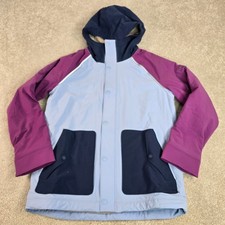 LL Bean Kids Boundless Softshell CB Jacket Malibu Blue Purple 519374 M 10-12 NWT