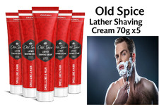 Old Spice Lather Shaving Cream Rich Foam Smooth Shave 70g x 5