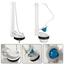 Toilet Tank Chain Drainage Flush Valves Seal Water Stop Valve Flap Cover