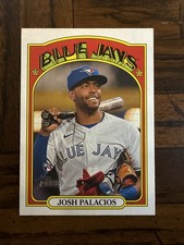 2021 Josh Palacios Topps Heritage RC #589 Toronto Blue Jays Baseball Card