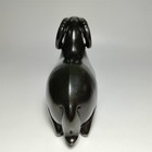 Chinese Antique Dark Green Jade Sheep  — photo 5