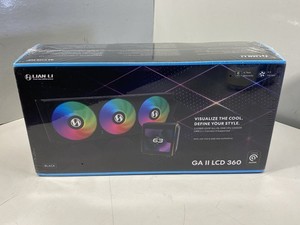 Lian Li Galahad II LCD 360 AIO CPU Liquid Cooler with Performance Fans (Black)