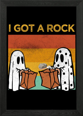 I Got a Rock gerahmtes Wandbild Poster Leinwanddruck Bild