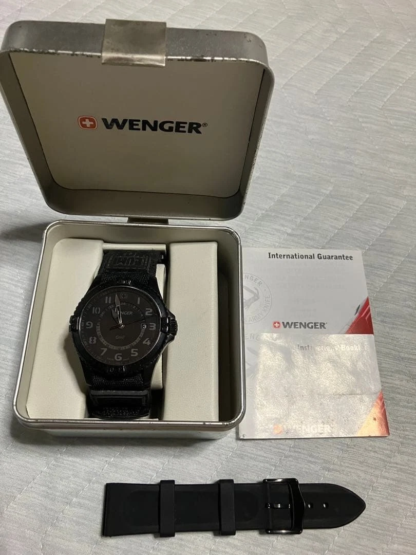 Wenger 011051108 – Orologio Uomo In Pelle Nera, Cassa In Acciaio, Movimento Al Quarzo, 10 ATM - 3