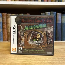 NINTENDO DS MYSTERY CASE FILES MILLIONHEIR DETECTIVE Case Only