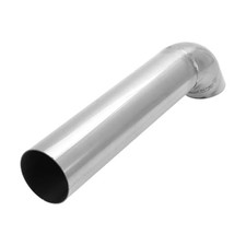 2" ID Inlet Turn Down Exhaust Tip T304 Stainless Steel Surface 2" Inlet