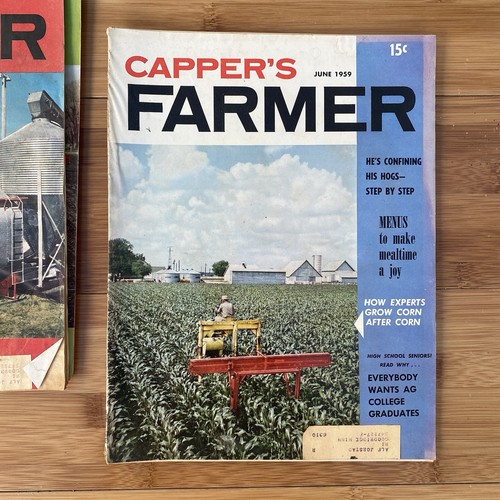 1959 Capper’s Farmer Magazines Lot of 3 Farming Publication - Picture 4 of 7