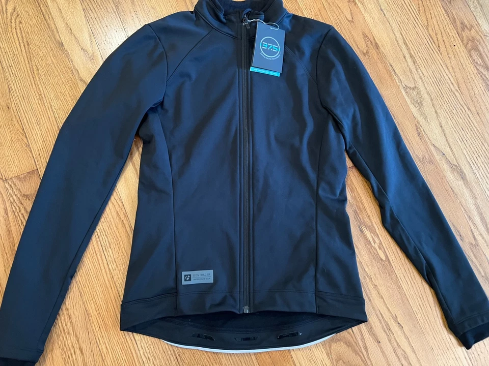 Chaqueta de ciclismo Bontrager Velocis Softshell para mujer talla pequeña negra nueva con etiquetas $140 Foto 2 de 4