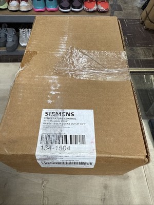 Siemens 134-1504 Temperature Control Stat Manual Reset 15 ° -55 ° F   NEW IN BOX