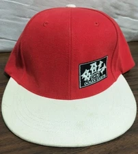 Ocean & Earth Bali Cap Snapback Hat Red White 