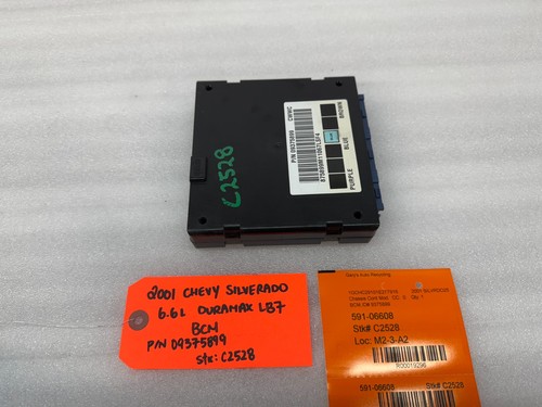 01 02 Chevrolet GMC DURAMAX LB7 6.6 BODY CONTROL MODULE BCM 09375899 - Picture 3 of 10