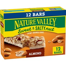 Nature Valley Almond Sweet And Salty Nut Granola Bars 12 Count Energy Snack