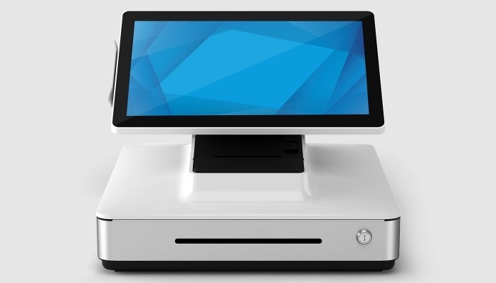 Elo PayPoint Plus 15.6" Touchscreen POS System Retail Checkout White