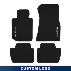 Tapis de sol pour voiture BMW M4 G82 2021-2025 Linges de velours de tapis noir sur mesure