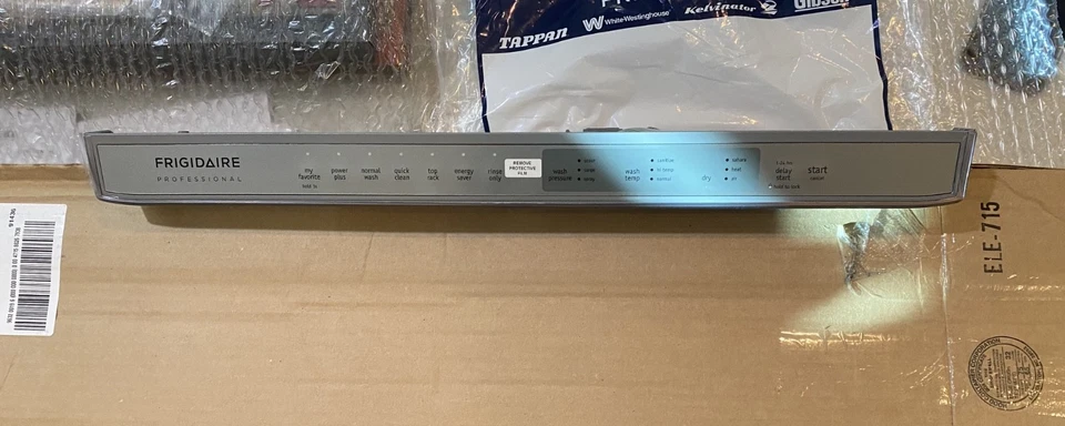 Electrolux посудомоечная машина сенсорная панель панели управления из нержавеющей стали деталь #1547575 REV B - Изображение 3 из 4