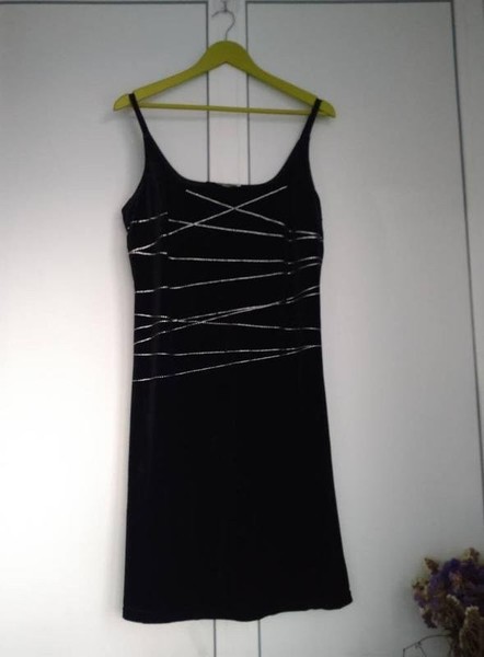 Women Sophia De Sol Dress Black Polyester 42 / XL