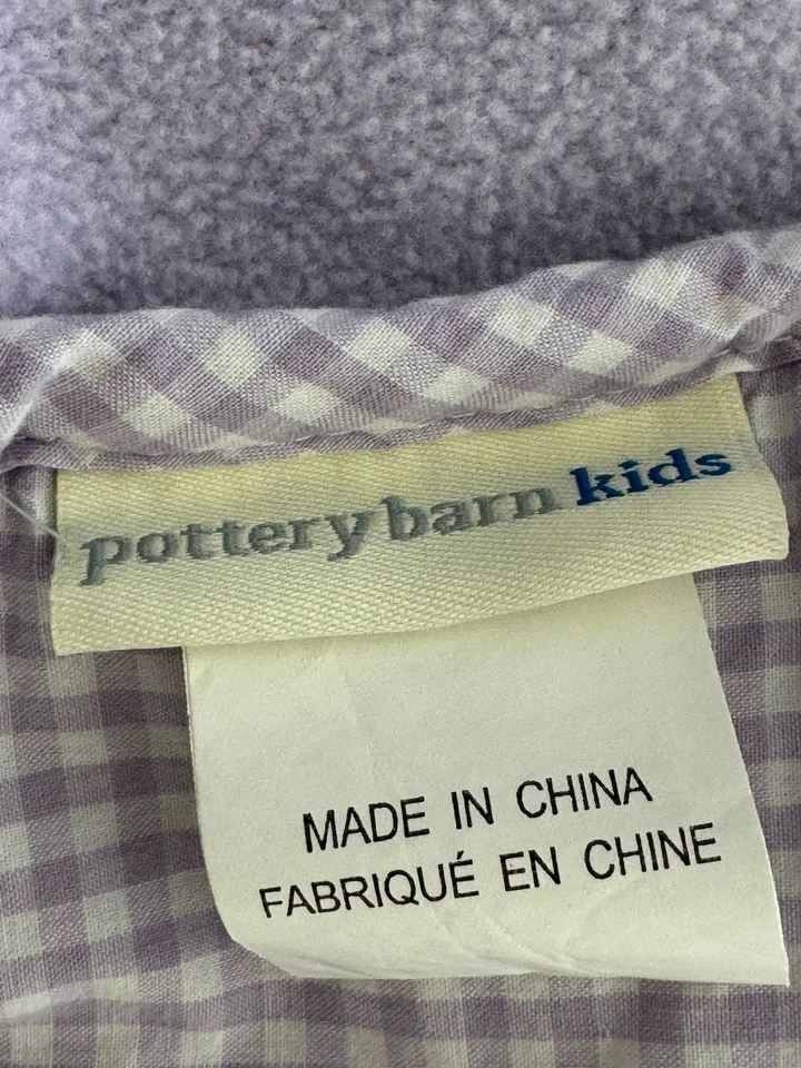 Pottery Barn Nap Mat Sleeping Kids Blue Gingham NICE - Изображение 3 из 4